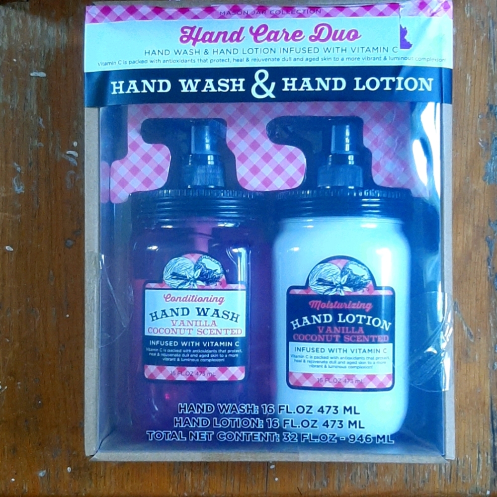 Mason Jar | Hand Wash & Lotion Set